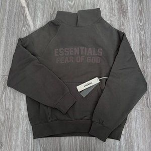 FEAR OF GOD (ESSENTIALS) - Hoodie (Off-Black)